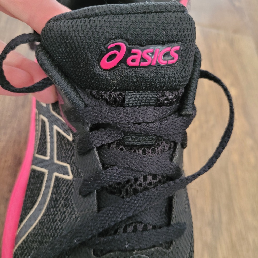 Asics GT-1000 11 Womens Running Shoes Black Pink Gold Sneakers Size 5 - Picture 9 of 13